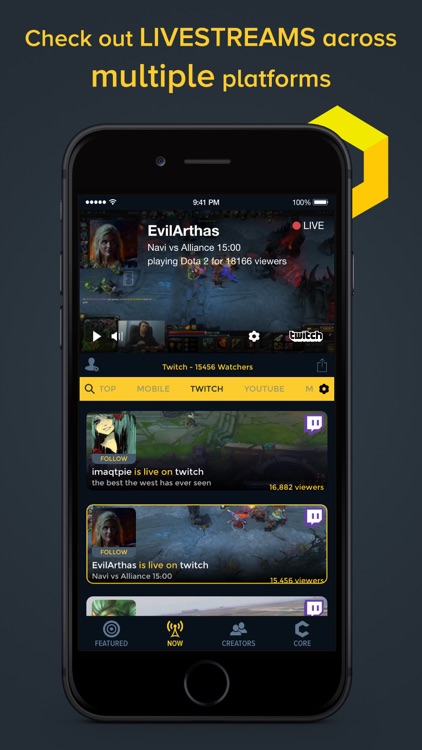 Core: Watch Mobile Game Videos