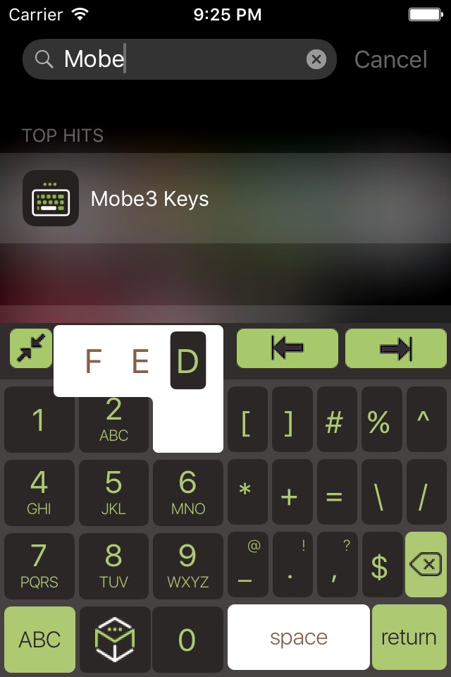 Mobe3 Keyboard screenshot 4