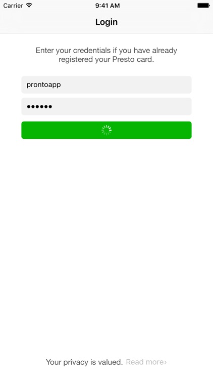 Pronto Checker for PRESTO Card