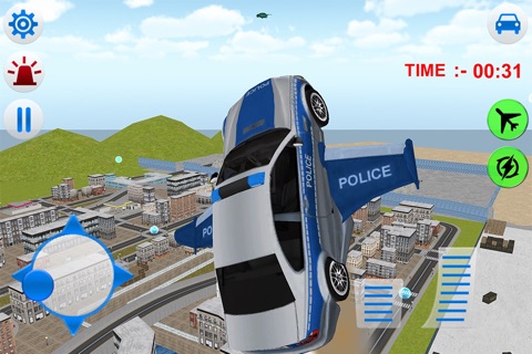 Flying Real police car driver simulator screenshot 4