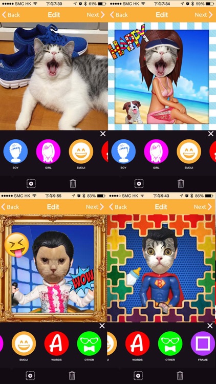 Bobblehead - Emoji Fun Stickers, Photo Frames Borders, Face Swap Mask