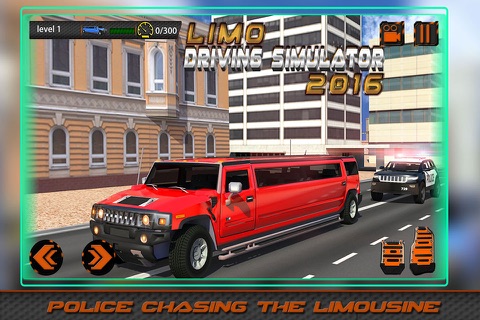 Limo Driving 3D Simulator 2016 screenshot 3