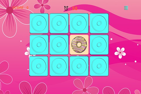 Hot Donut Matching Cards - brain fitness screenshot 2