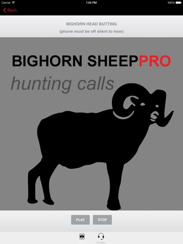REAL Bighorn Sheep Hunting Calls - 8 Bighorn Sheep CALLS & Bighorn Sheep Sounds! -- (ad free) BLUETOOTH COMPATIBLE screenshot 3