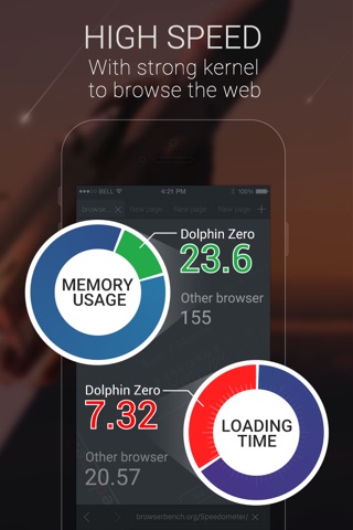 Dolphin Zero Incognito Browser -Mini Web Explorer screenshot 4