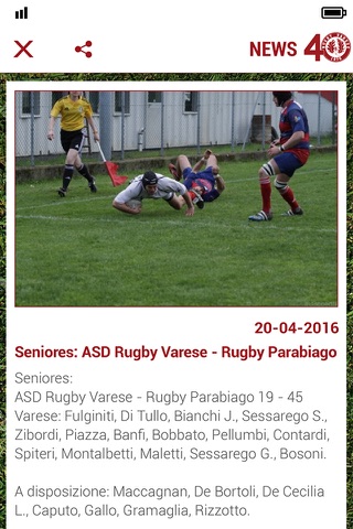 ASD Rugby Varese screenshot 2