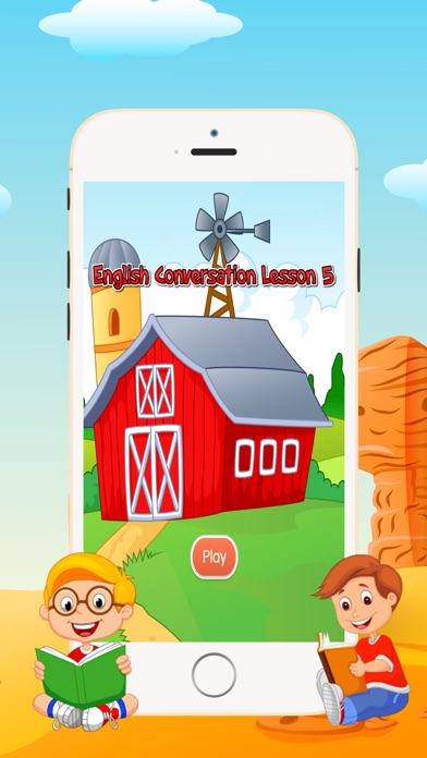 English Conversation Lesson 5 - Listening and Speaking English for kids 1.0 IOS -