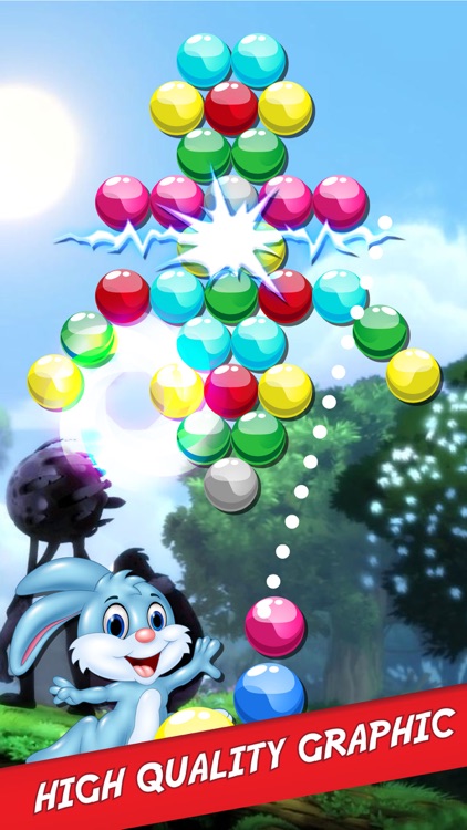 Bubble Shooter Bunny Easter Match 3 Game