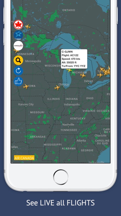 CA Tracker Free : Live Flight Tracking & Status
