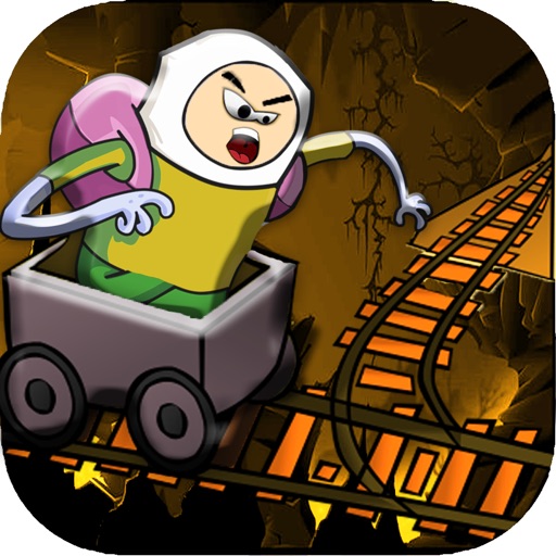 Rail mine adventure icon