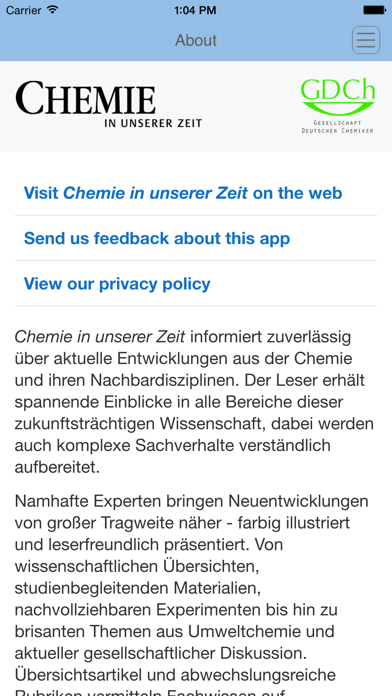 How to cancel & delete Chemie in unserer Zeit from iphone & ipad 4