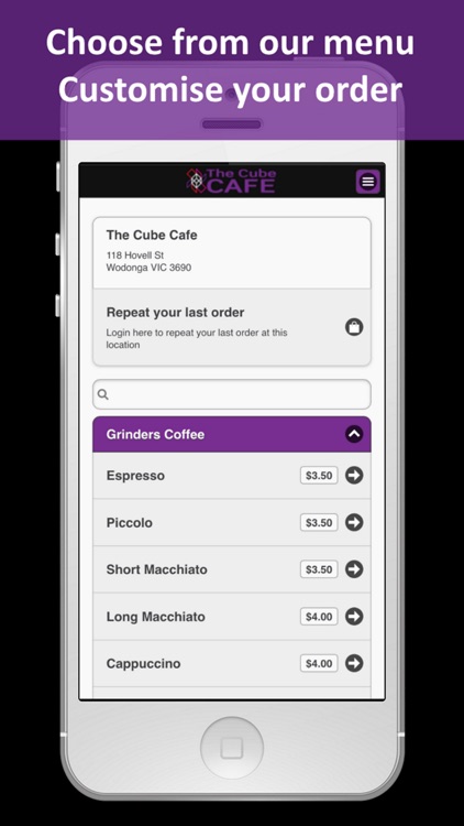 The Cube Cafe Online Ordering