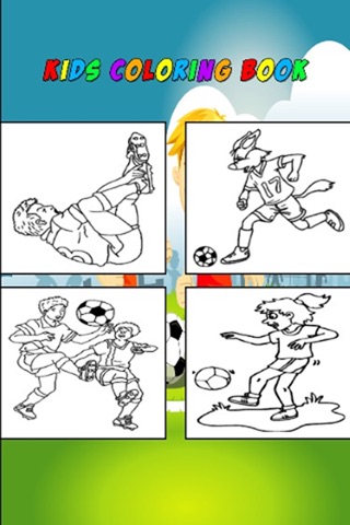 Football Coloring Book for Kids screenshot 3