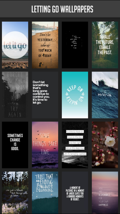 How to cancel & delete Letting Go Quote Wallpapers from iphone & ipad 1