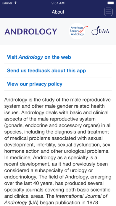 Andrology screenshot1