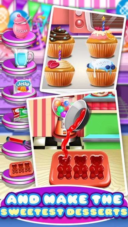 Crazy Food Maker Kitchen Salon - Chef Dessert Simulator & Street Cooking Games for Kids! screenshot-4