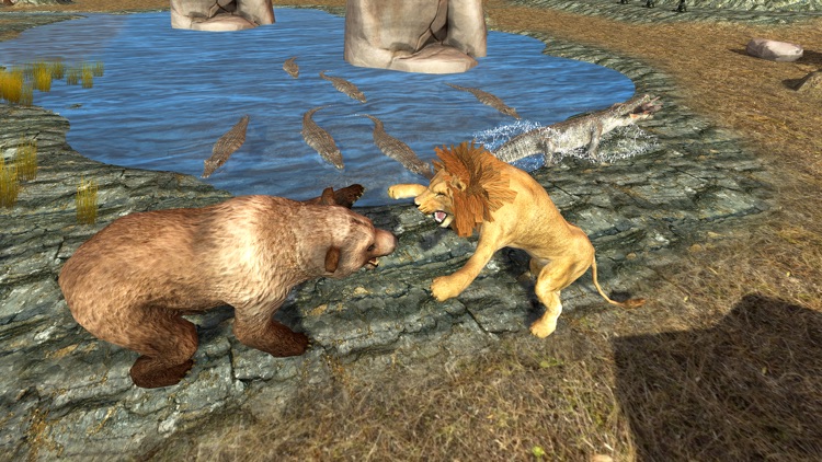 Lion Simulator Animal Survival -  Play as a wild Lion in the Jungle screenshot-1