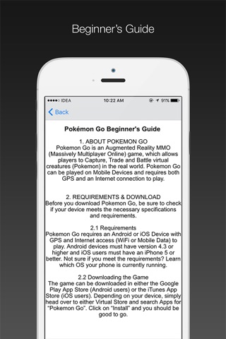 Guide For Pokeman Go screenshot 2