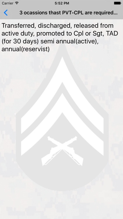 Corporals Course