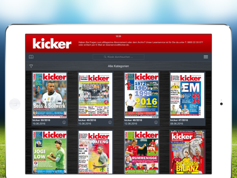 Скриншот из kicker eMagazine