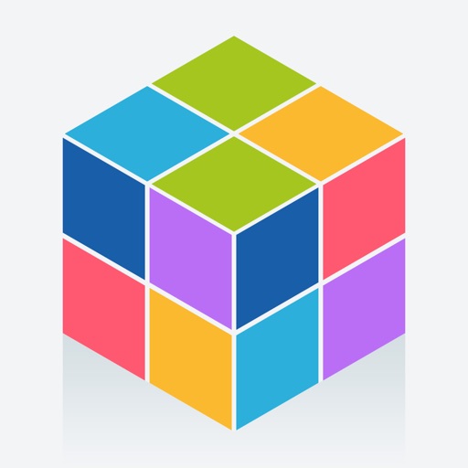 Cube World: color block puzzle games free Icon