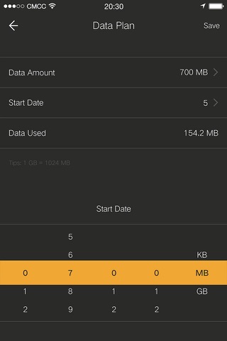 DataControl - easy to track your data usage screenshot 3