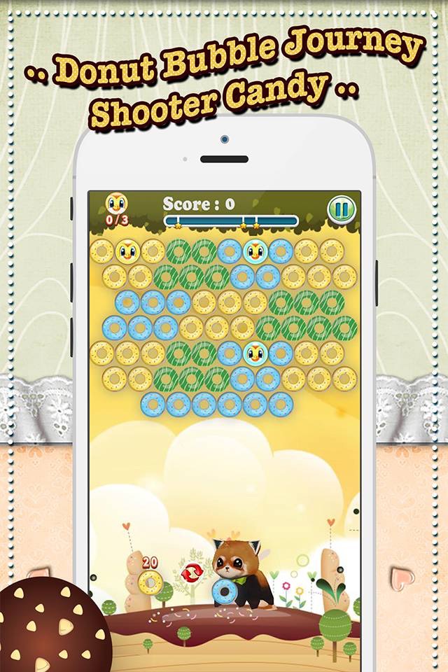Donut Bubble Journey Shooter Candy - Free Game Best Cool & Funny For Kids - Touch Top Fun screenshot 2