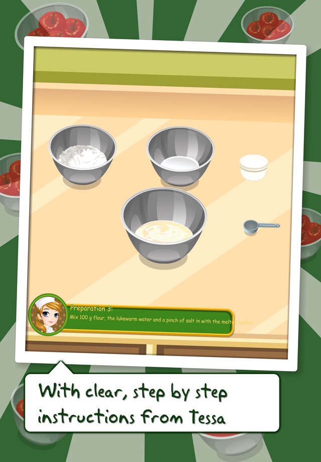 Tessa’s cooking apple strudel – learn how to bake your Apple Strudel in this cooking game for kids screenshot 3