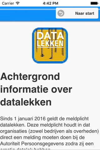 DatalekkenApp screenshot 4