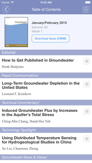 Groundwater app