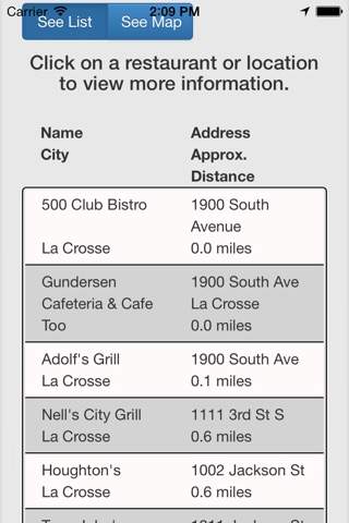 Coulee Region Dining Guide screenshot 2