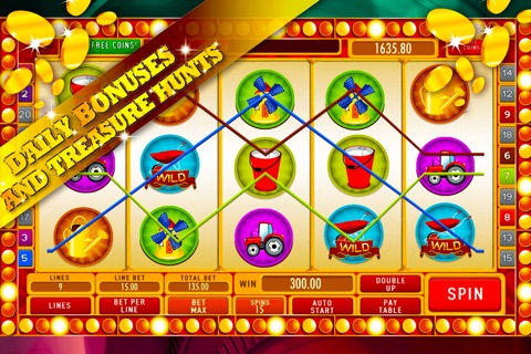 The Harvest Slots: Use your lucky farming ace to join the virtual gambling house screenshot 3