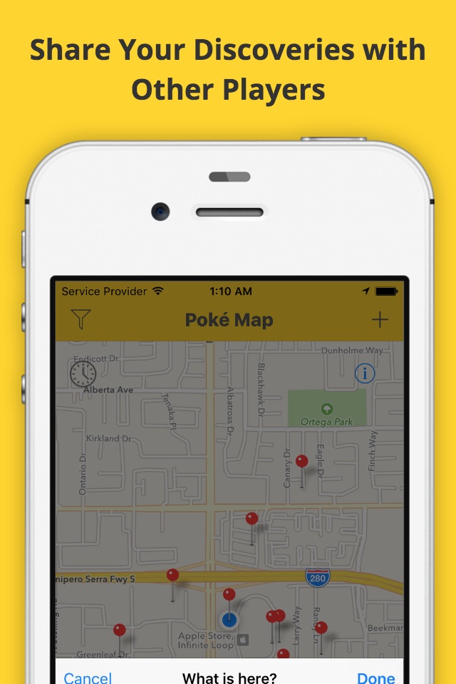 Map Radar - Guide For Pokemon Go: Search, Find and Share Rare Pokemon Location screenshot 4