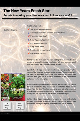 Natural Food Magazine screenshot 3