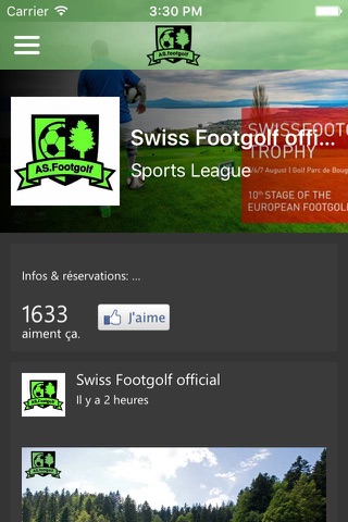 Swissfootgolf screenshot 4