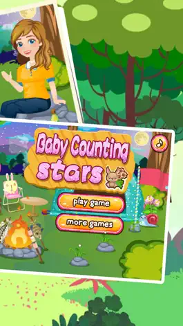 Game screenshot Baby Counting Stars:girls educational makeup games apk