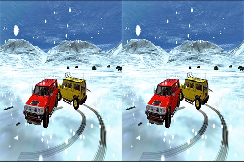 VR-Extreme Car Drifting : Snow Drifting Free screenshot 2