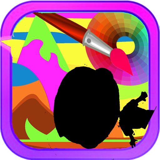 Paint For Kids Game galinha Edition icon