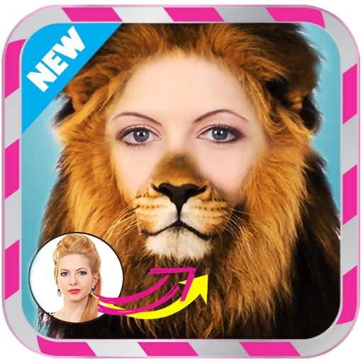 Animale Face Montage Photo iOS App