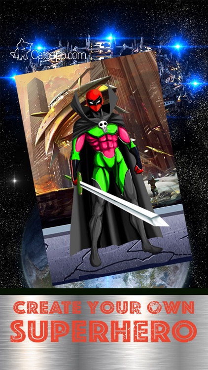 Create Your Own Super-Hero - Free Dress-Up Comics Costume For Super X Knight Character