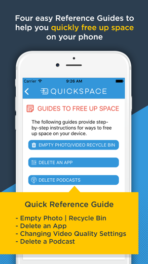 QuickSpace - Available Photo & Video Space and Video Viewer(圖4)-速報App