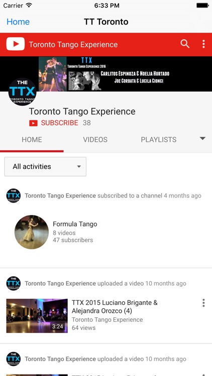 TTX Toronto Tango