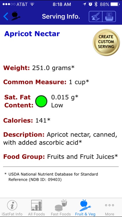 iSatFat - iNutrient: Saturated Fat screenshot-3