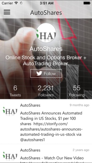 AutoShares Automatic Investing