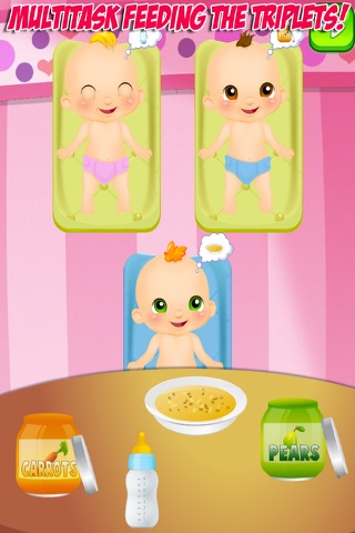 My Newborn Baby Triplets - Kids Pregnancy & Hospital Maternity Games screenshot 4
