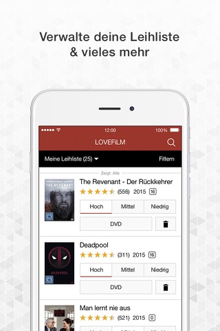 LOVEFiLM DVD & Blu-ray Verleih für iPhone screenshot 3