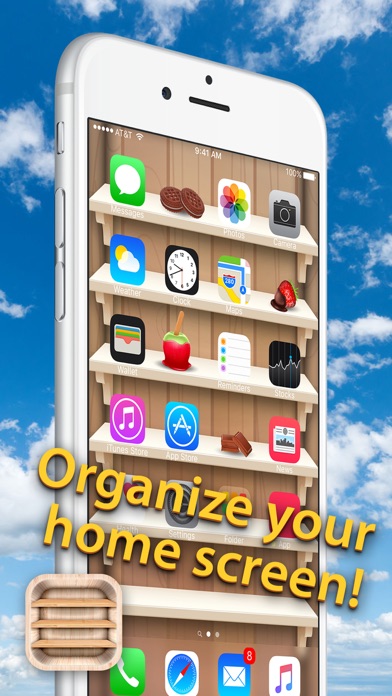 How to cancel & delete Top Shelves Wallpaper – Home Screen Backgrounds with Shelf, Frame and Sticker Decorations from iphone & ipad 4