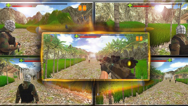 Sniper HardCore Head Shots -Quick Aim Enemies Down screenshot-3