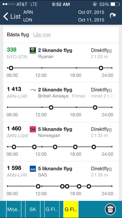 Stockholm Arlanda Airport (ARN) Flight Tracker Scandinavian Sweden Skavsta Bromma screenshot-4