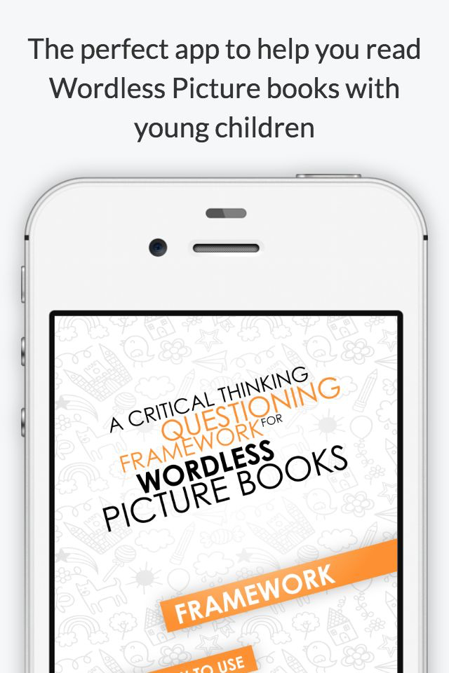 A Critical Thinking Questioning Framework for Wordless Picture Books